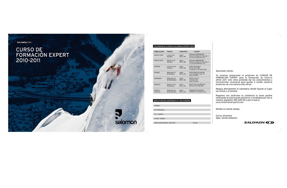 Salomon flyer curso de formación expert